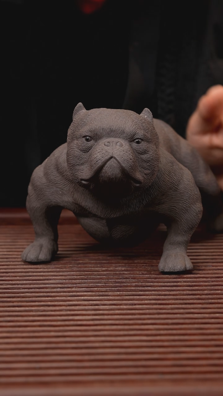 【闪购商品】紫砂茶宠紫砂恶霸犬