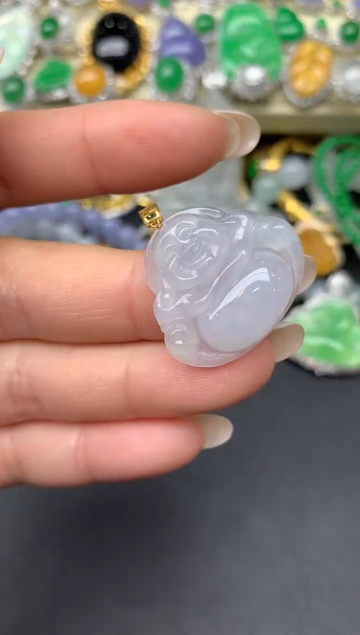 翡翠18K金镶嵌颈饰3-七夕珠宝季