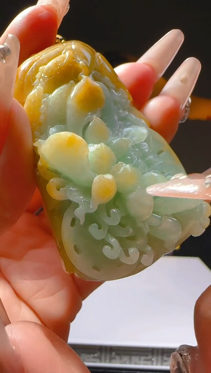 【闪购商品】定制翡翠未镶嵌Q03437翡翠毛货