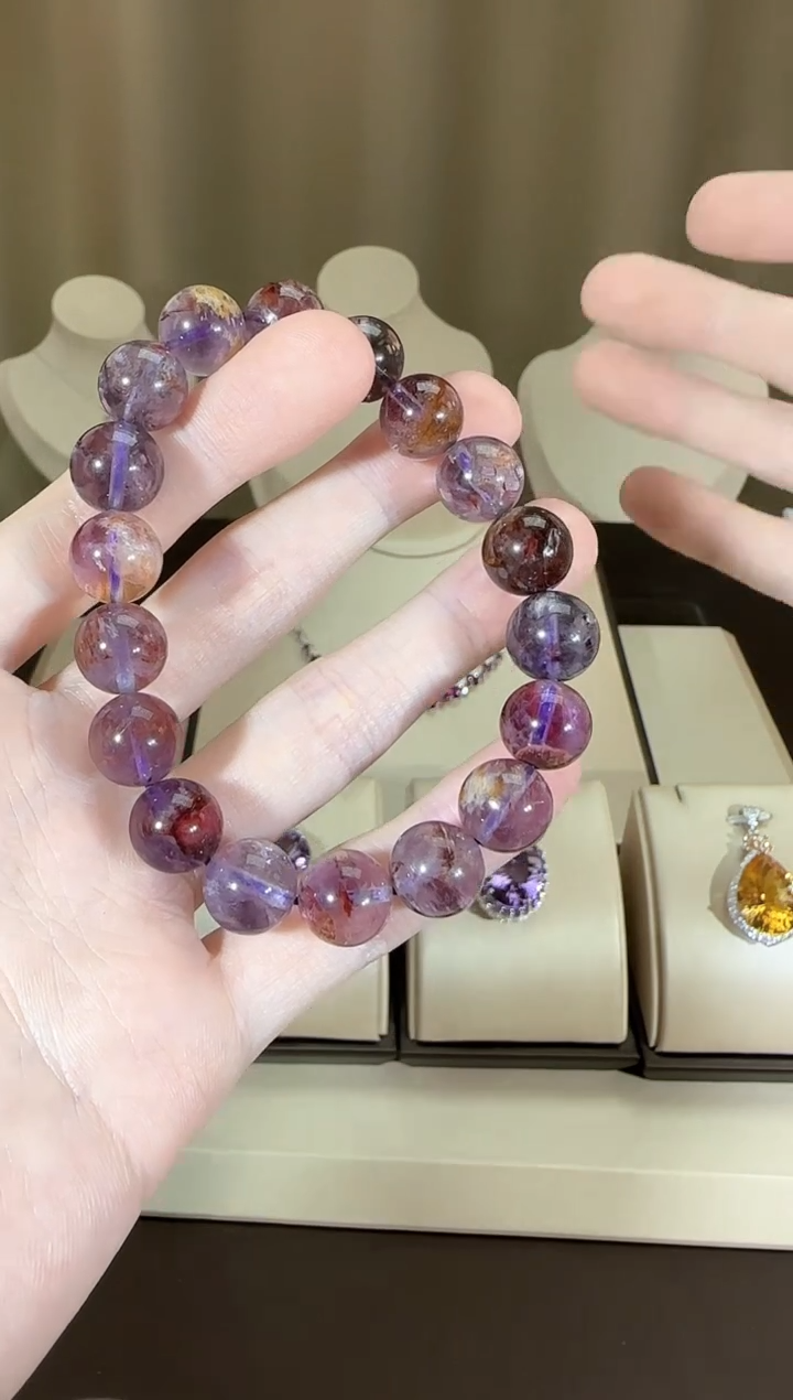 【闪购商品】水晶手串未镶嵌11mm紫幽灵