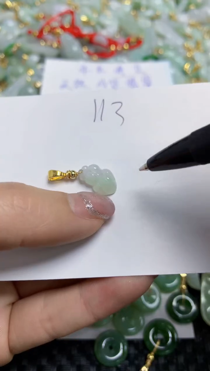 【闪购商品】翡翠颈饰合金天然A货翡翠