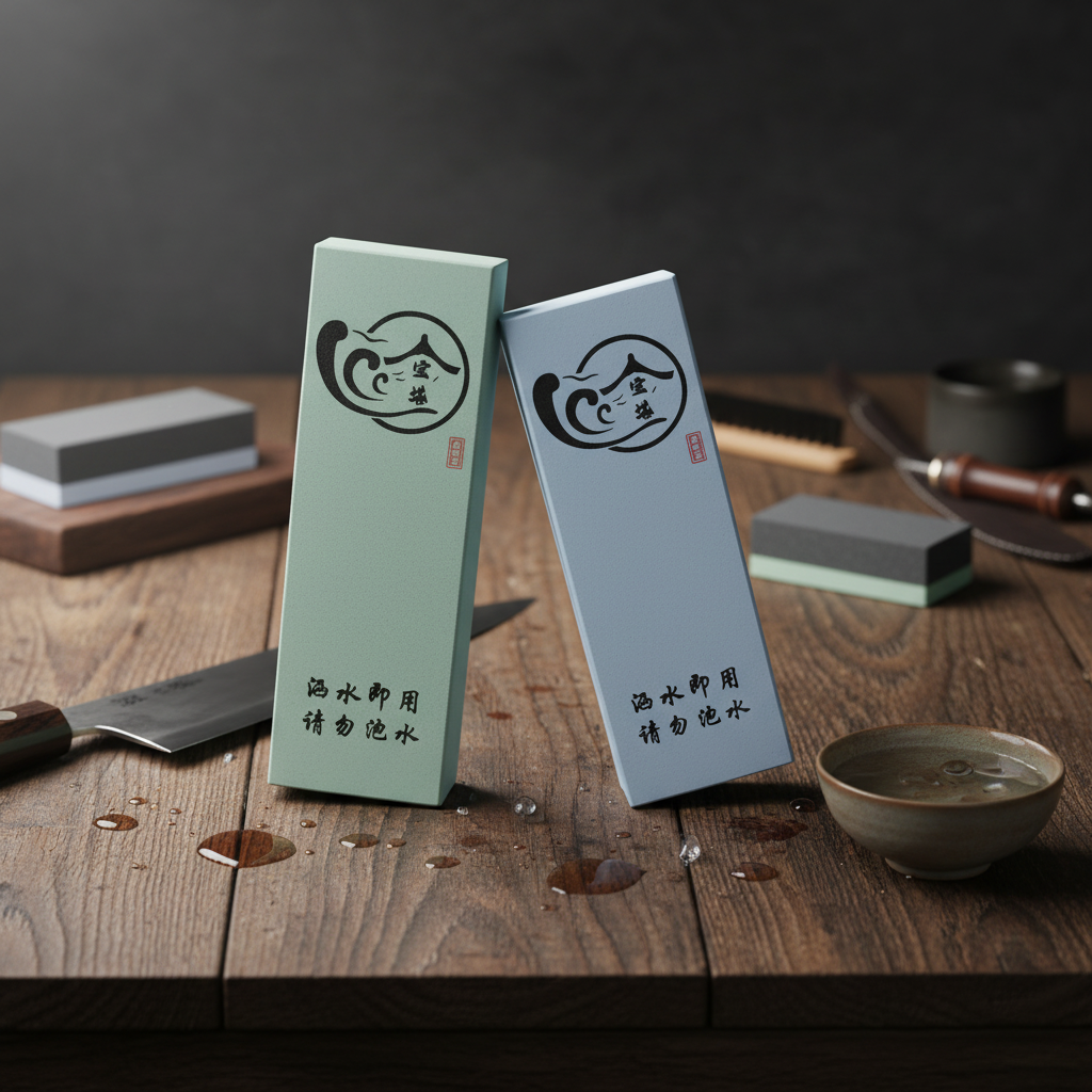 1000+5000目高锋利加切入感带镜面 鱼生柳刃刺身商用高档磨刀石