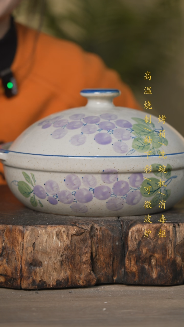 【闪购商品】瓷片景德镇高温釉下彩可微波烤箱洗碗机