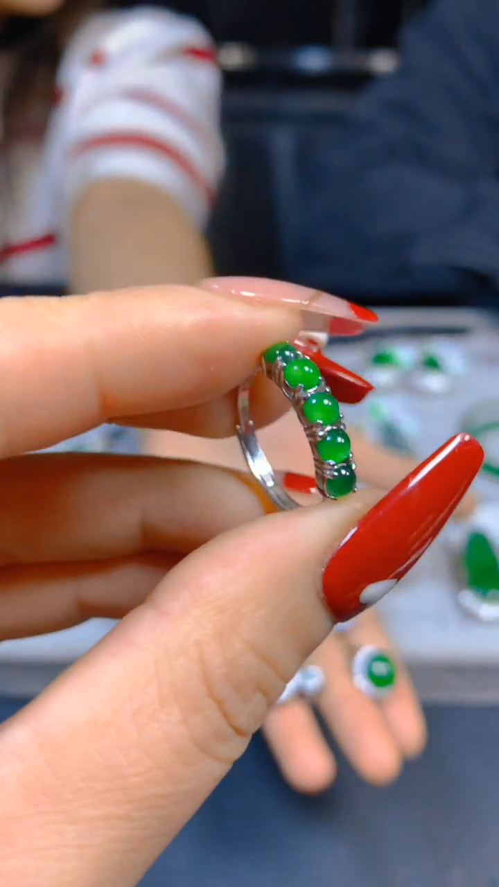 【闪购商品】翡翠戒指未镶嵌0145869019多样性发一