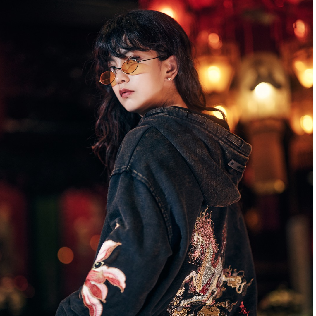 碧海潮生【麒麟莲花•限定6色】冬新款中国风重磅洗染满绣花卫衣