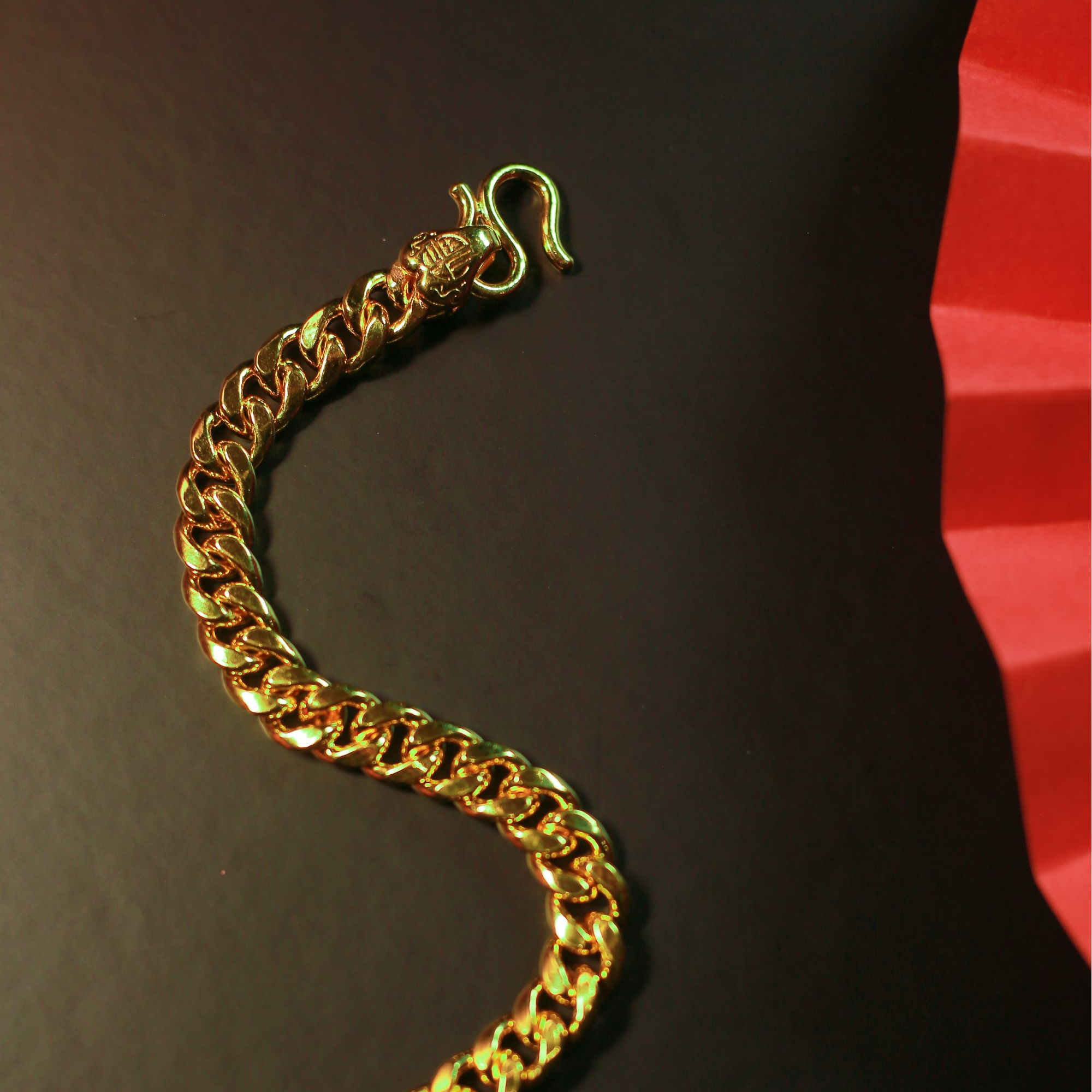 足银手链 足银手链 男士老板手链经典大气百搭