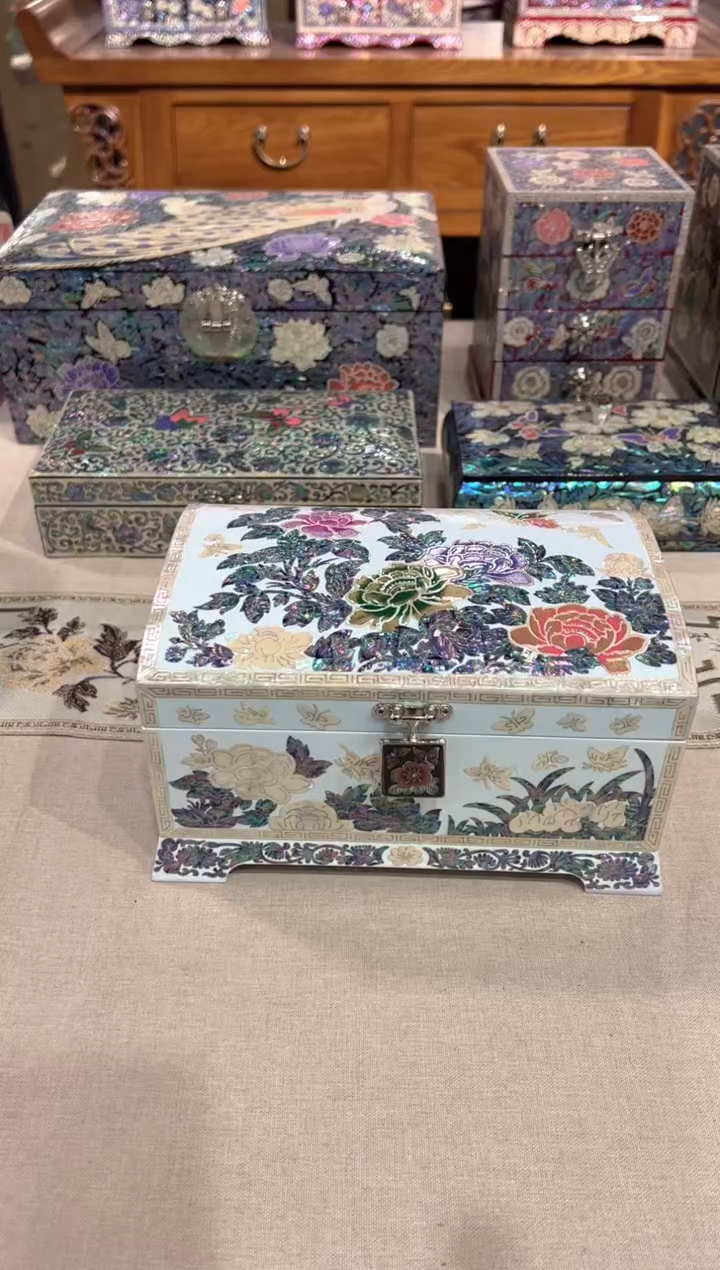 【闪购商品】.按扣满贝弘贝雅螺钿漆器文化馆 