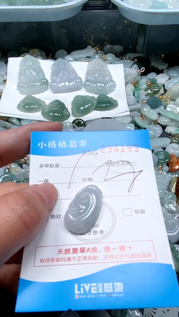 【闪购商品】翡翠颈饰未镶嵌闪购商品0234183