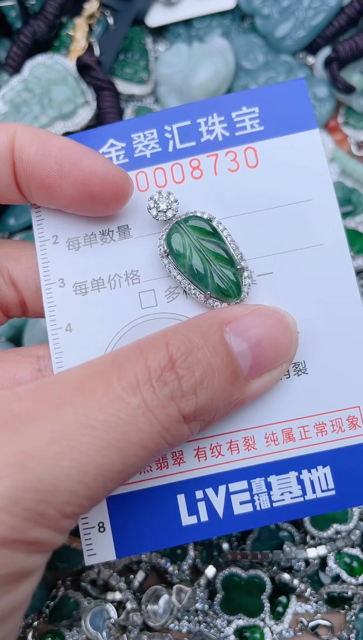 【闪购商品】翡翠颈饰未镶嵌8730........1