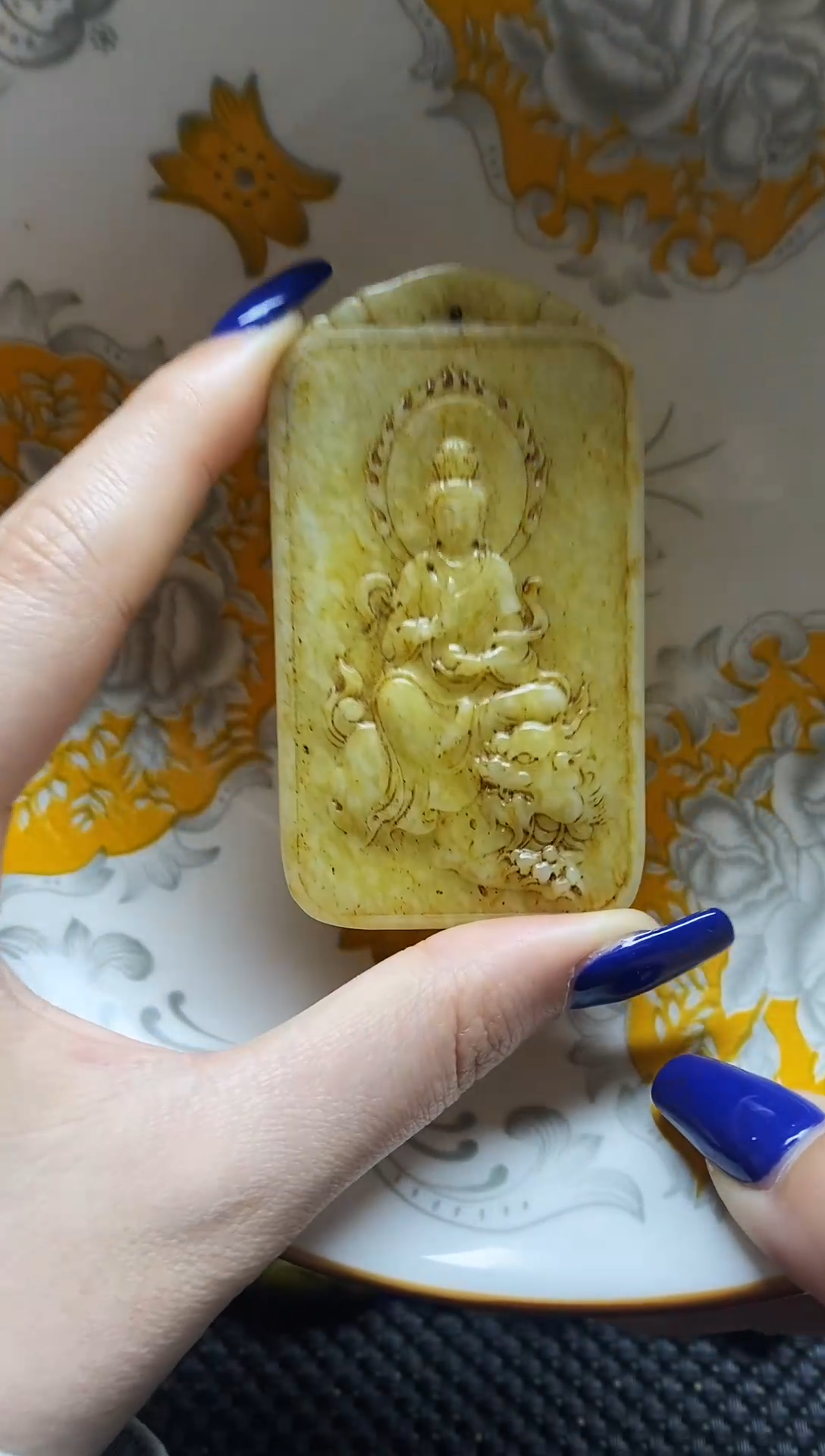 瓷片瓷片 瓷器 摆件1个