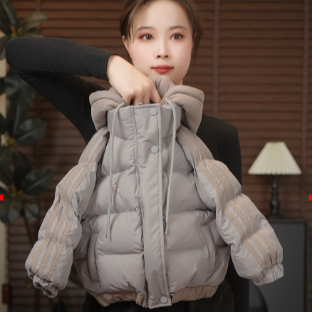 现货【假两件】2025春季新品萌娃潮流加厚男女童棉服外套58282