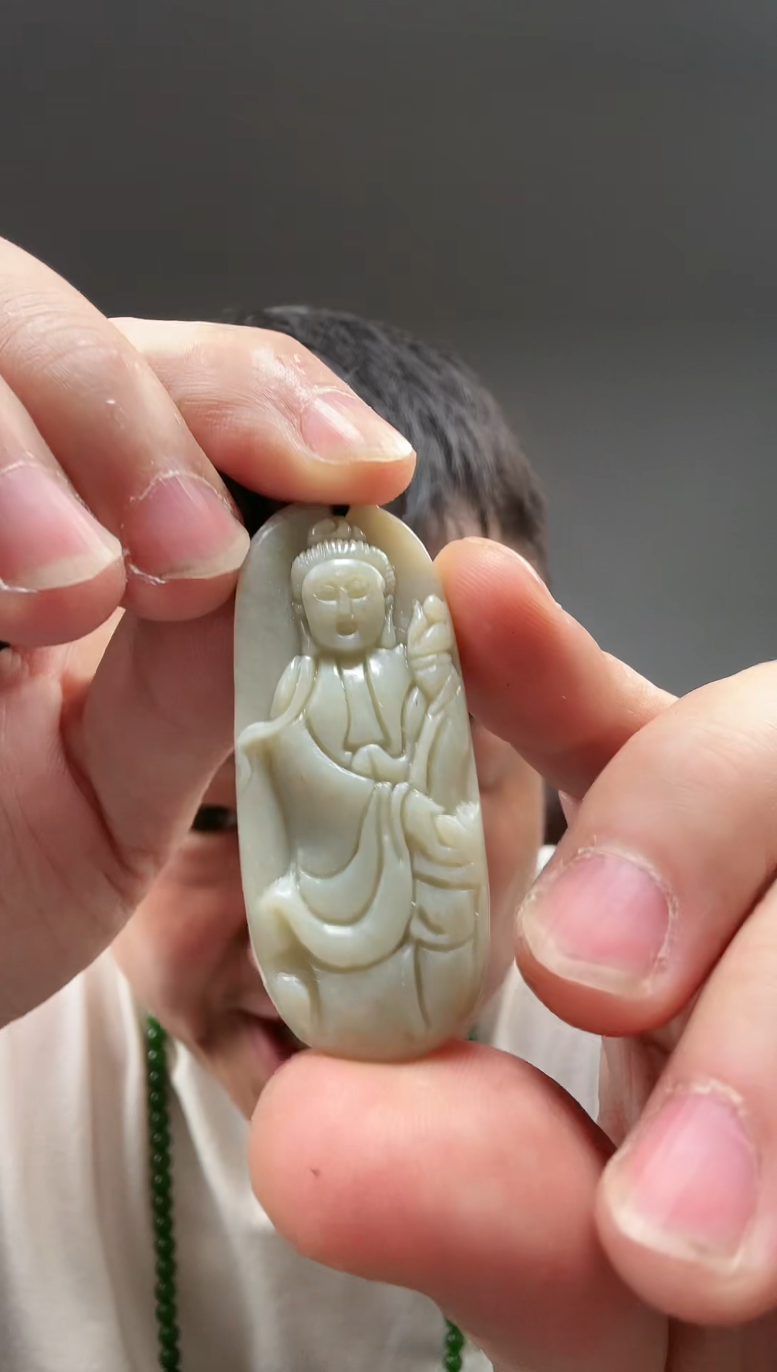 和田玉未镶嵌颈饰1