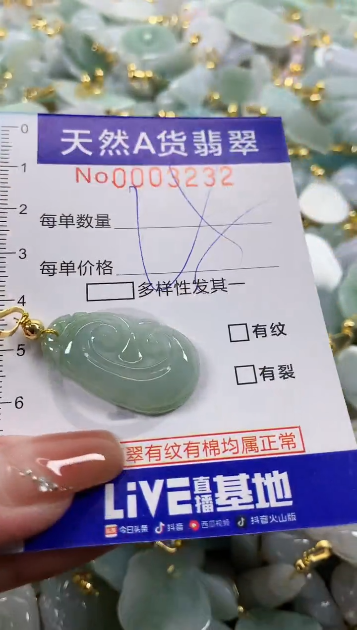 颈饰未镶嵌翡翠天然A货翡翠