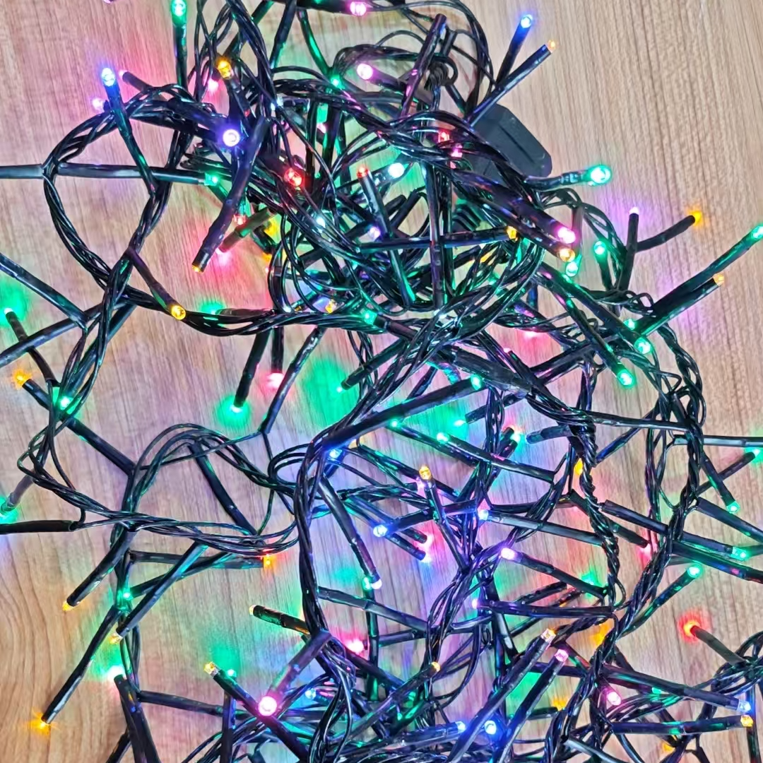 户外防水防冻满天星彩灯用于新年露营房间等装饰氛围灯插电