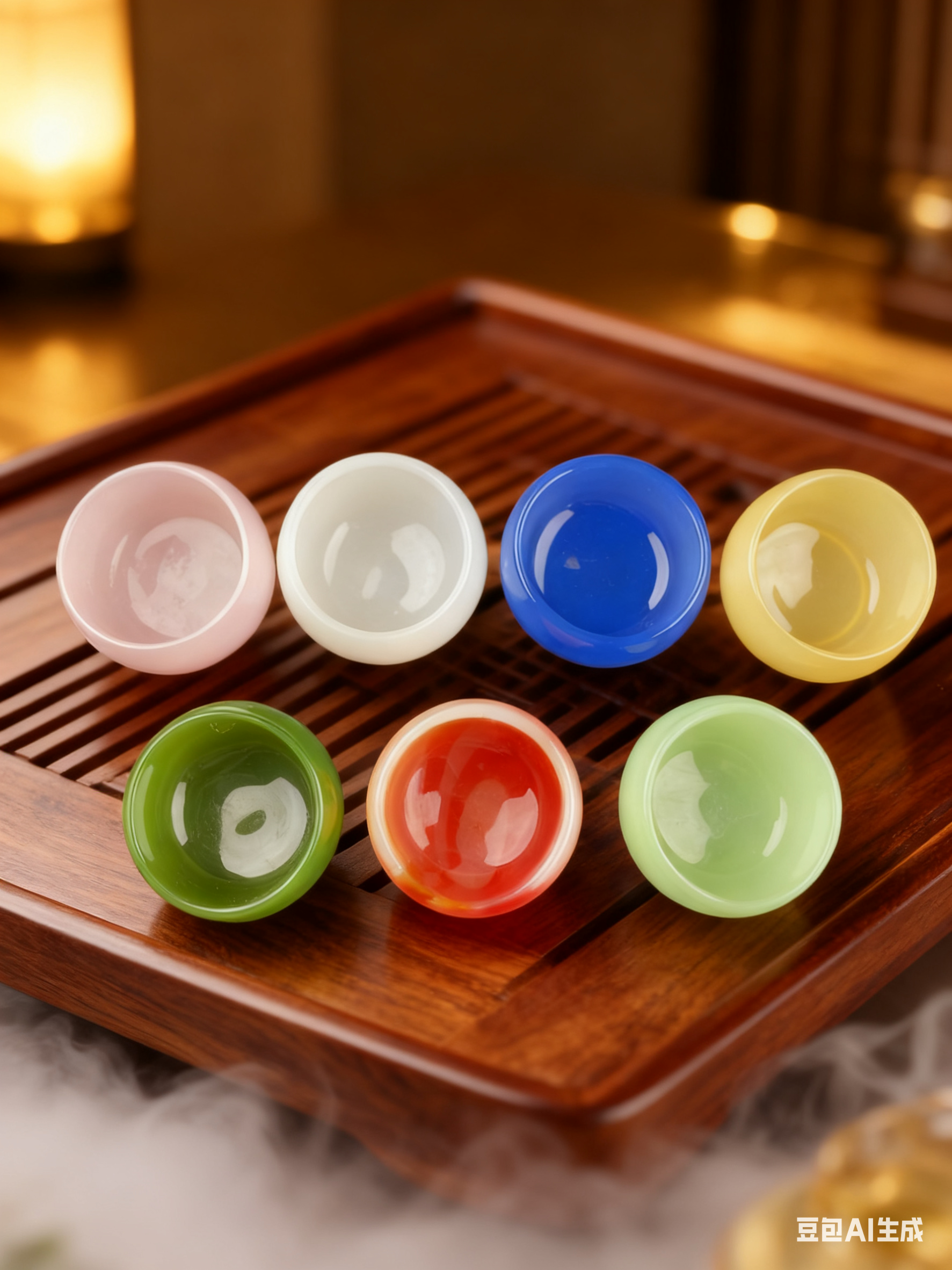 2025款纯手工1400度高温熔炼琉璃加厚隔热多色鎏金工艺{主人杯}