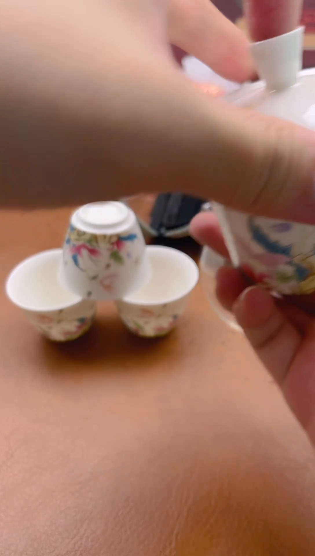陶瓷茶具摆件旅行套组