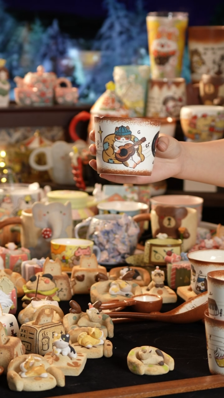 其他陶景德镇釉下彩手绘设计师款陶瓷