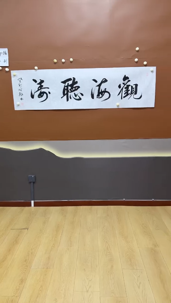 书法观海听涛作品