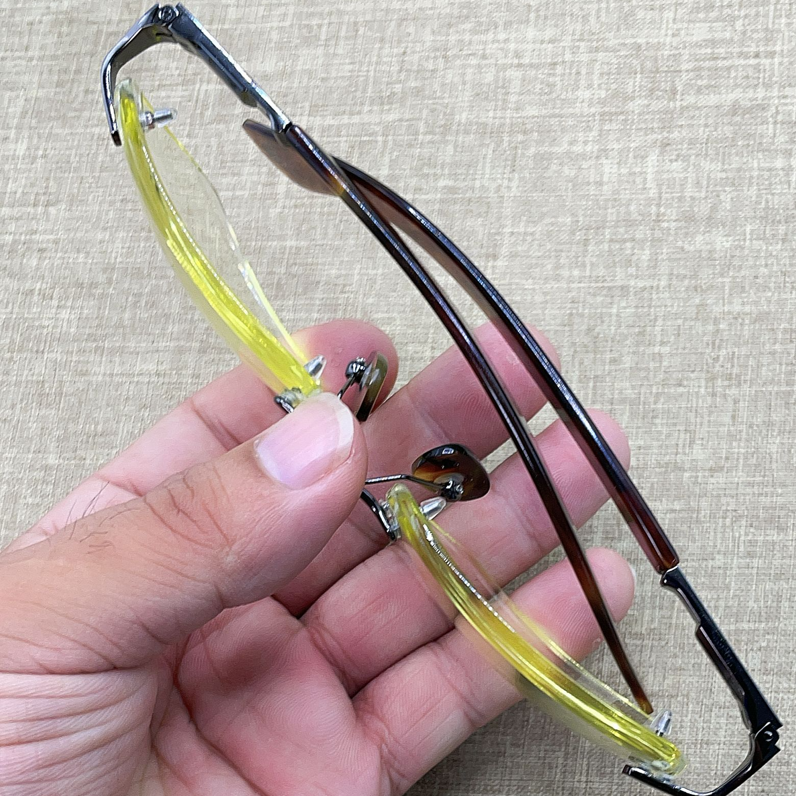 高档800弯天然竹叶青正品水晶石头镜男士清凉护目眼镜开车太阳镜