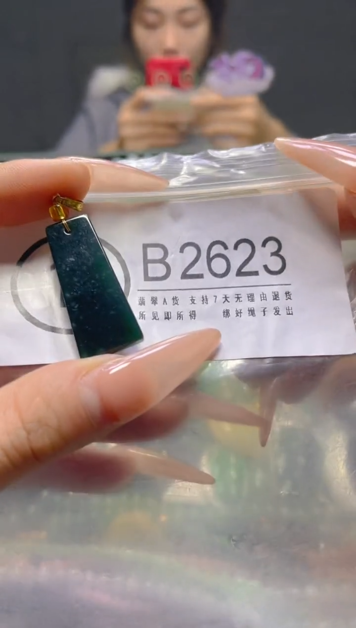 颈饰未镶嵌翡翠/B/翡翠A货，一件也是批发价