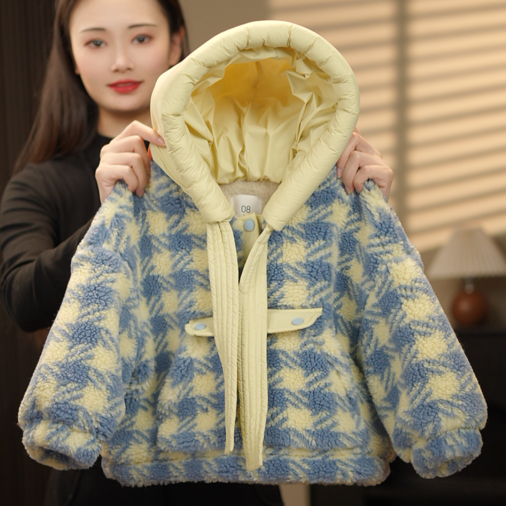 【现货雪花外套】2024秋冬季新品萌娃穿搭加厚男女童棉服外套25262