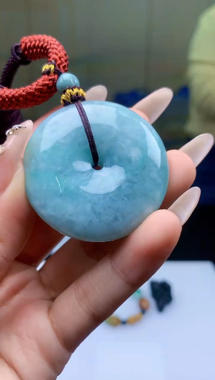 【闪购商品】定制翡翠未镶嵌4902ty-毛货挂件45