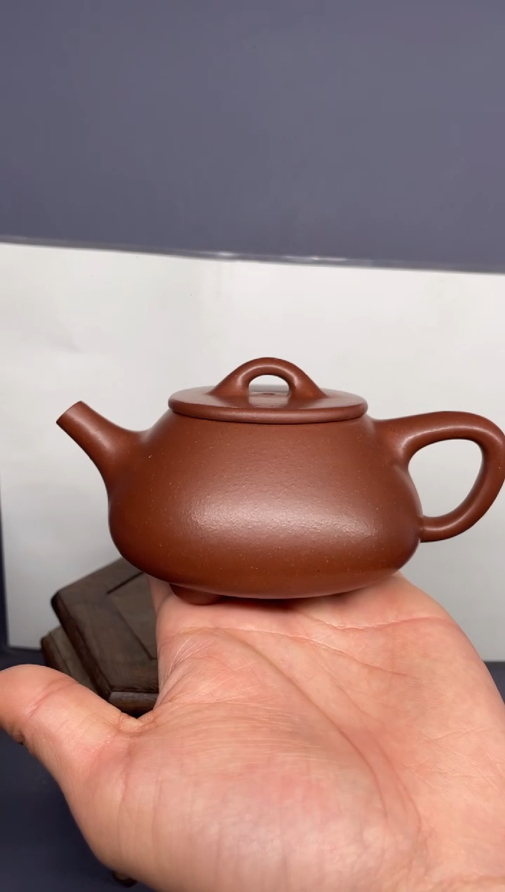 【闪购商品】紫砂茶壶底槽清   平盖石瓢