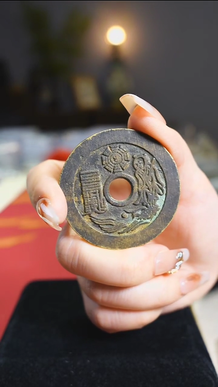 【闪购商品】铜山鬼背太上咒道士图4.6cm/0847