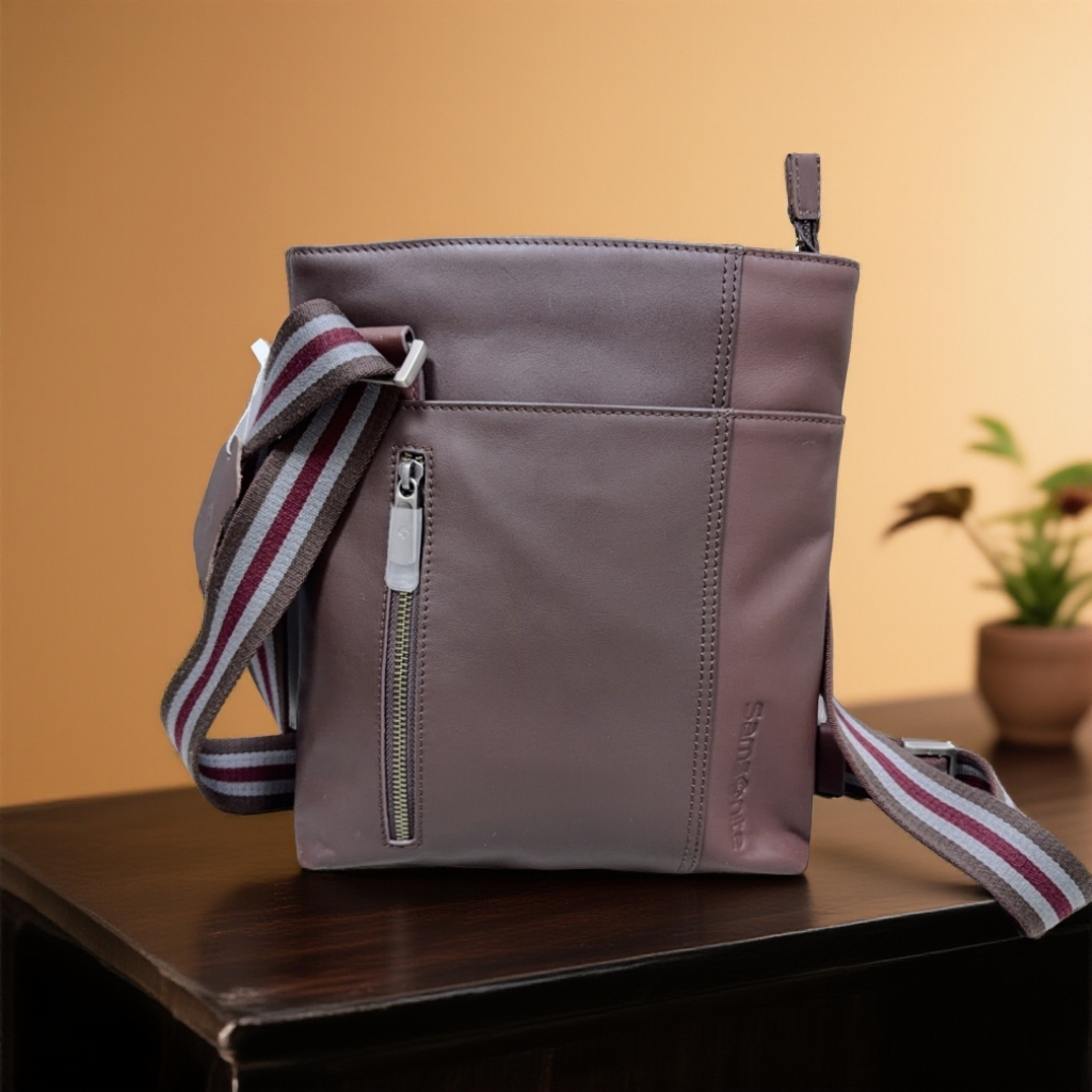 95新 Marc Jacobs/莫杰   Sams nlte 棕色斜挎包 1863 7417 