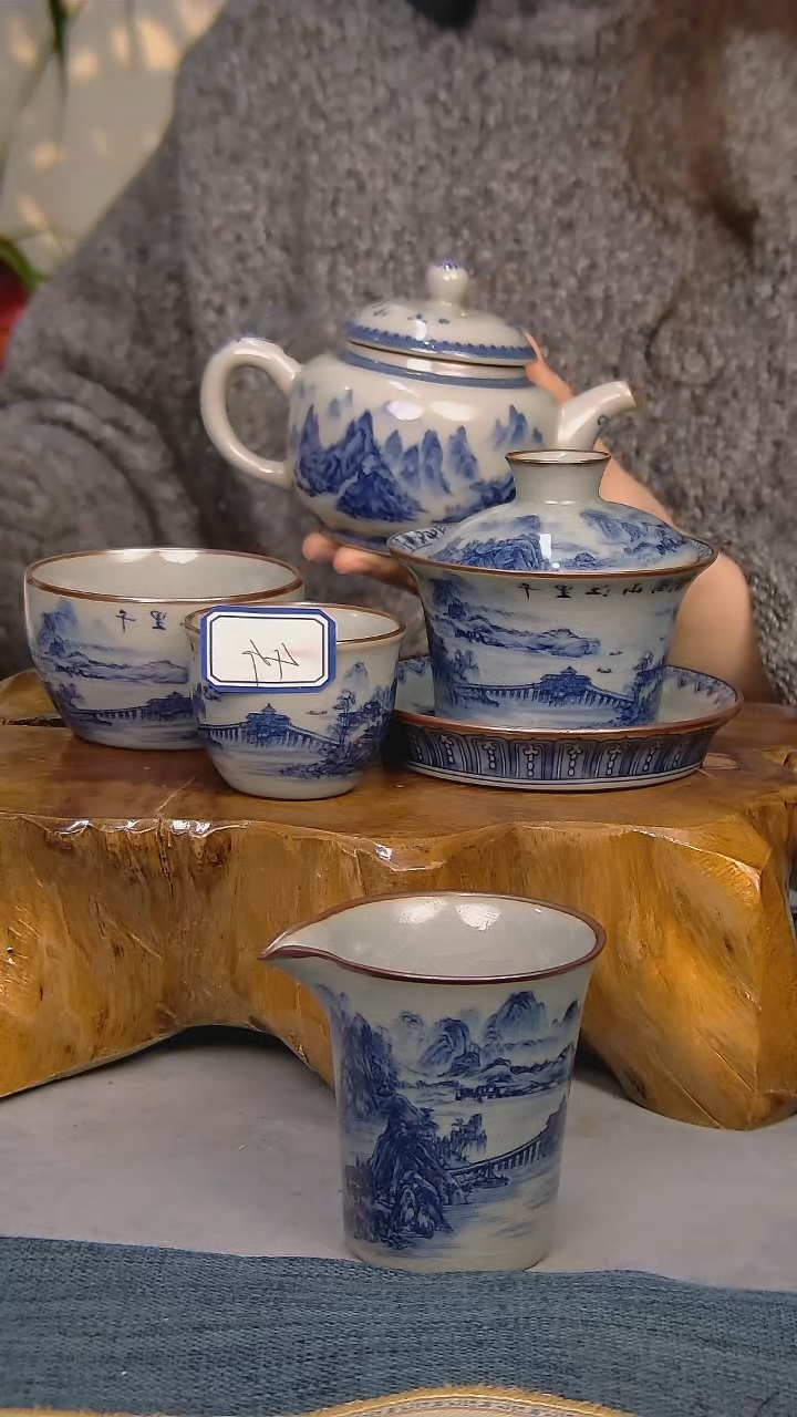 【闪购商品】简装家用款8件套 陶瓷家用茶具系列