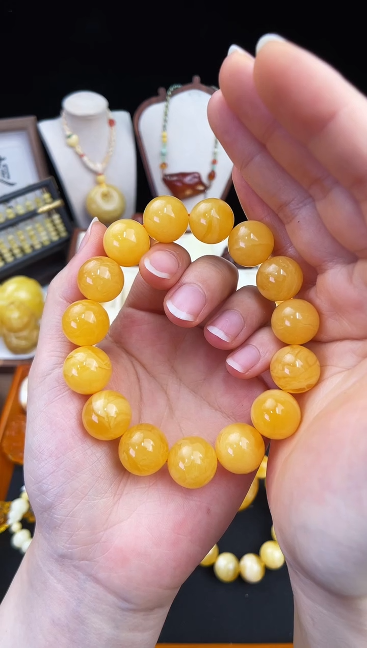 琥珀未镶嵌珠宝奇石嘎*柒月