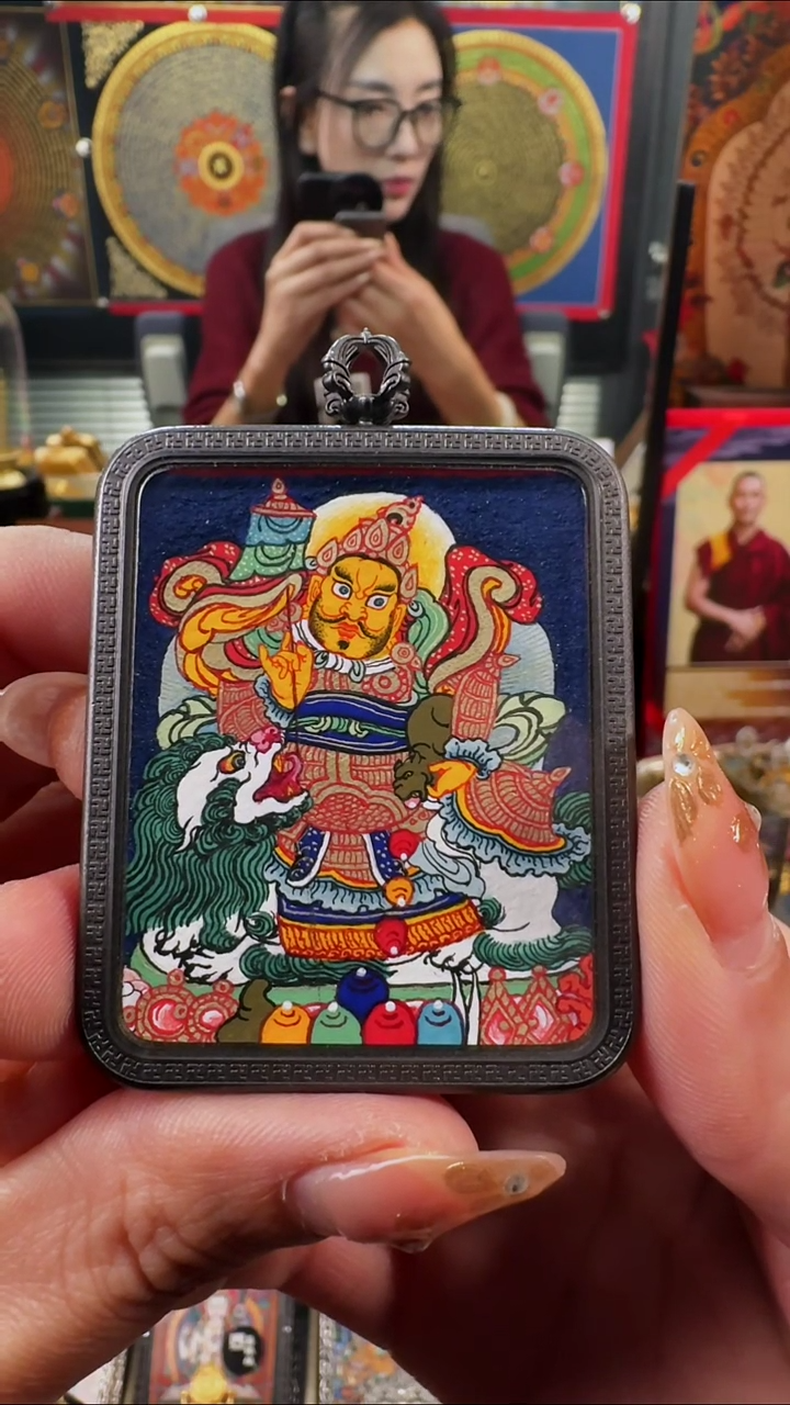 【闪购商品】吊坠壹善缘城手绘唐卡c宝天年终大促