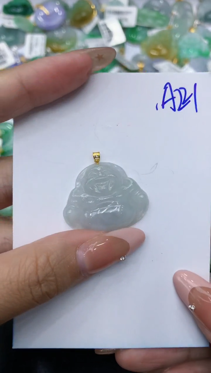 【闪购商品】翡翠颈饰18K金镶嵌111111111