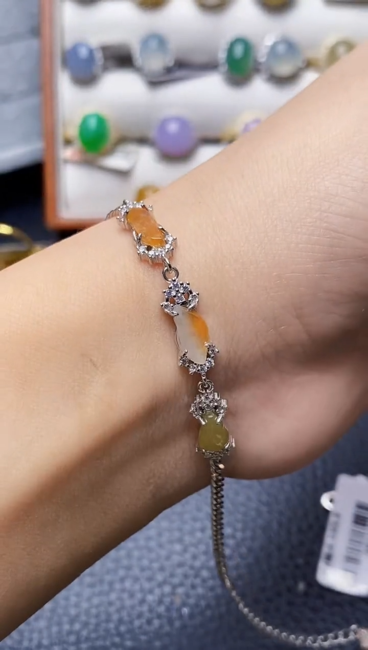 银S925镶嵌戒指翡翠2617