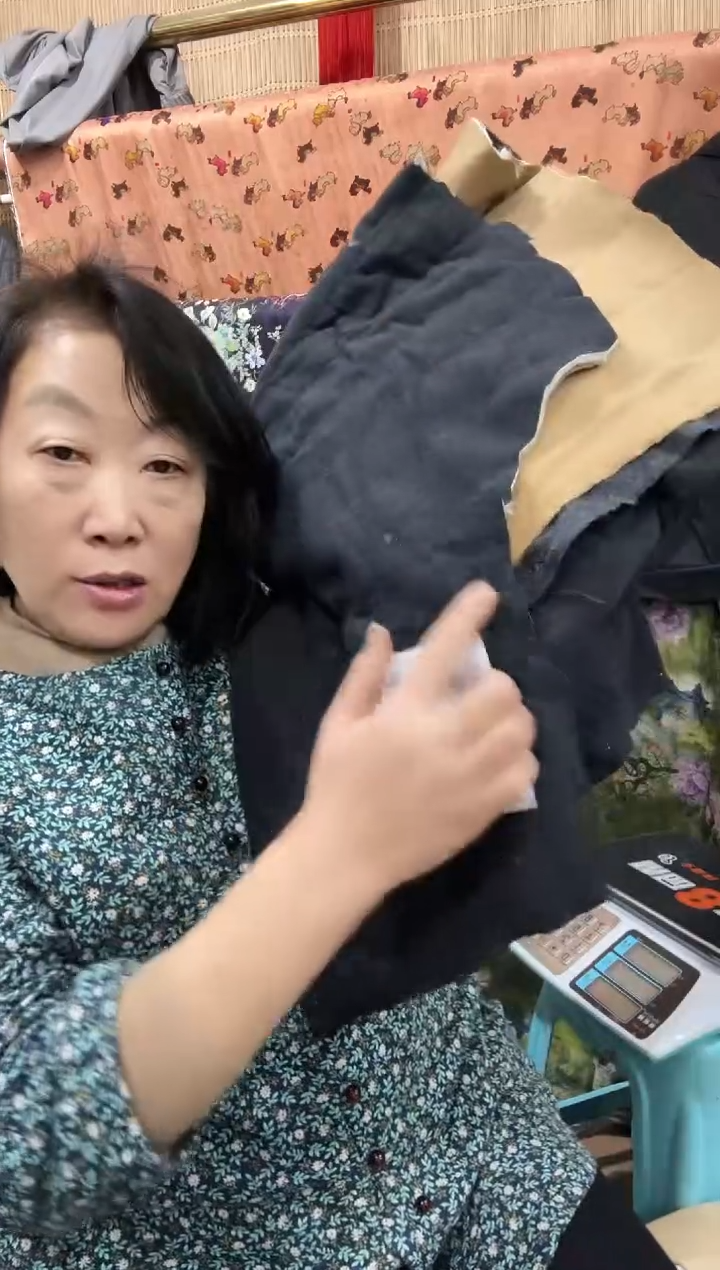 绗棉布头一块 200号 85cm 不整齐