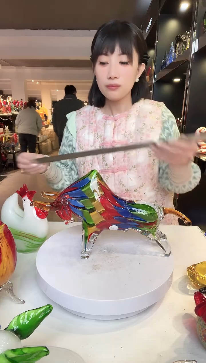 【闪购商品】茶盏琉璃摆件家居摆件