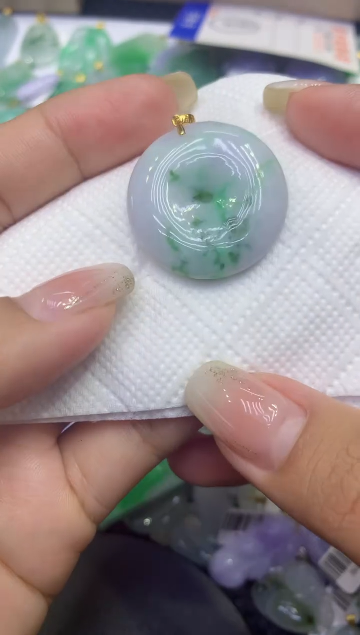 颈饰未镶嵌翡翠天然缅甸A货翡翠