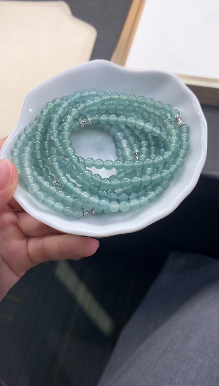 未镶嵌手串翡翠FC399 翡翠手串 多样性发其一