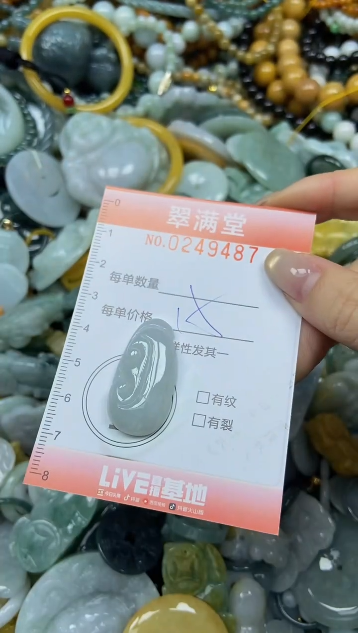 未镶嵌挂件翡翠闪购0249487