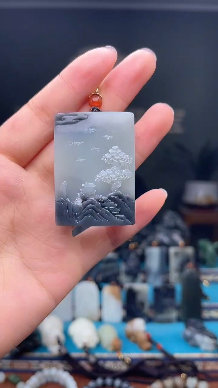 未镶嵌和田玉挂件1