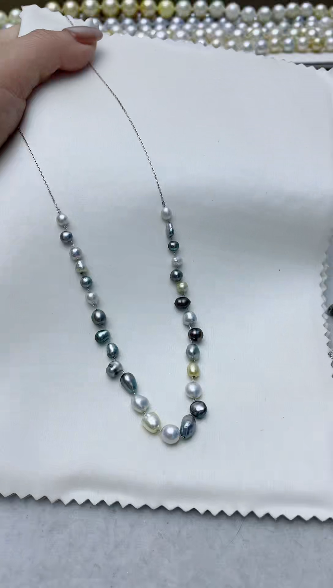 【闪购商品】海水珍珠颈饰18K金镶嵌A47