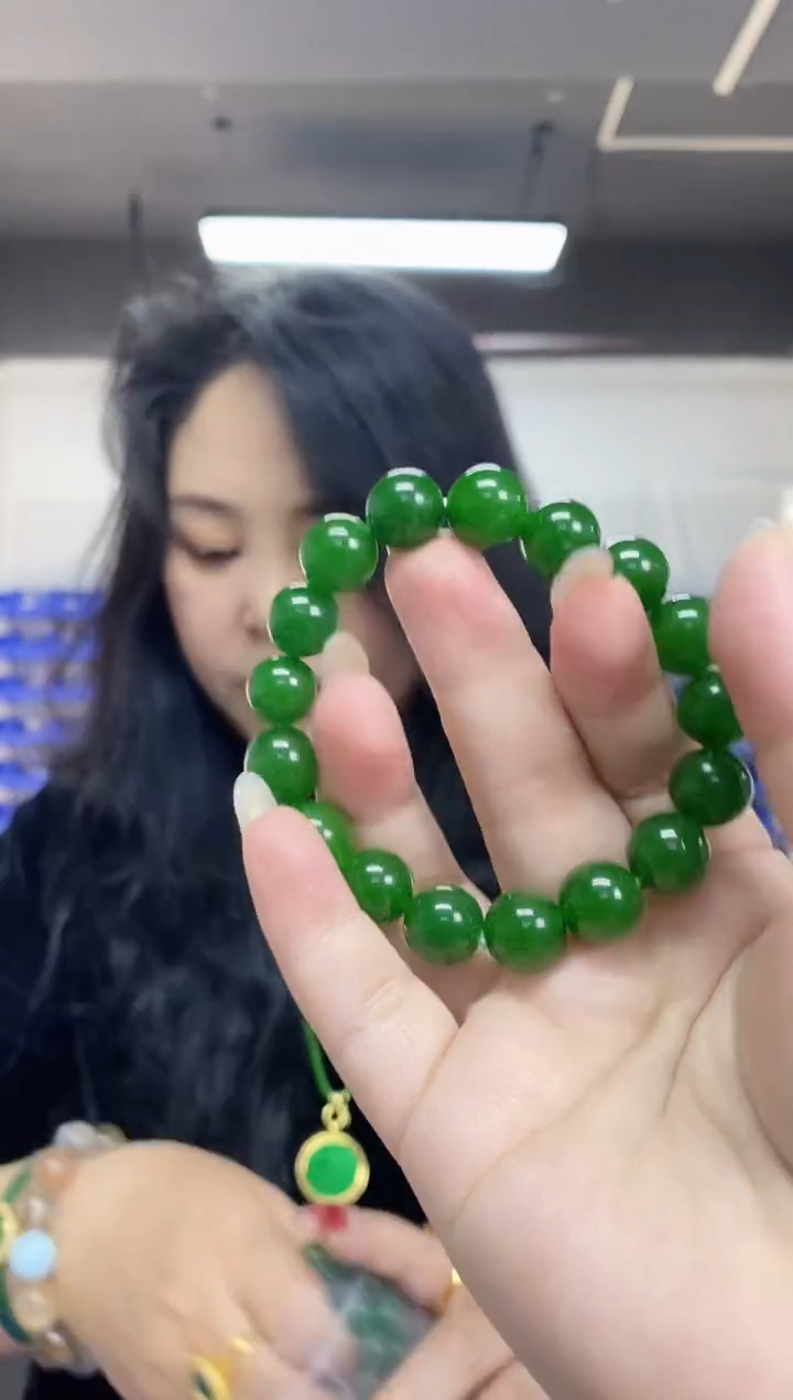 【闪购商品】和田玉手串未镶嵌多样性发其一颜色微差