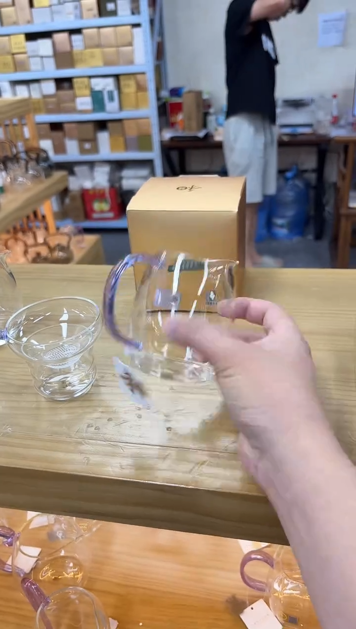 禾器-澄然茶海-浅紫+器禾堂奉珠浅紫