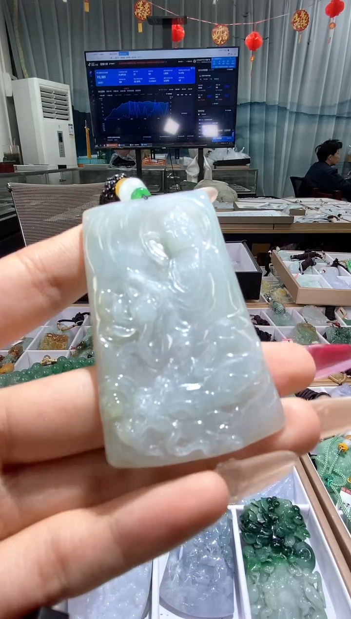 【闪购商品】翡翠颈饰未镶嵌天然缅甸翡翠A货未镶嵌