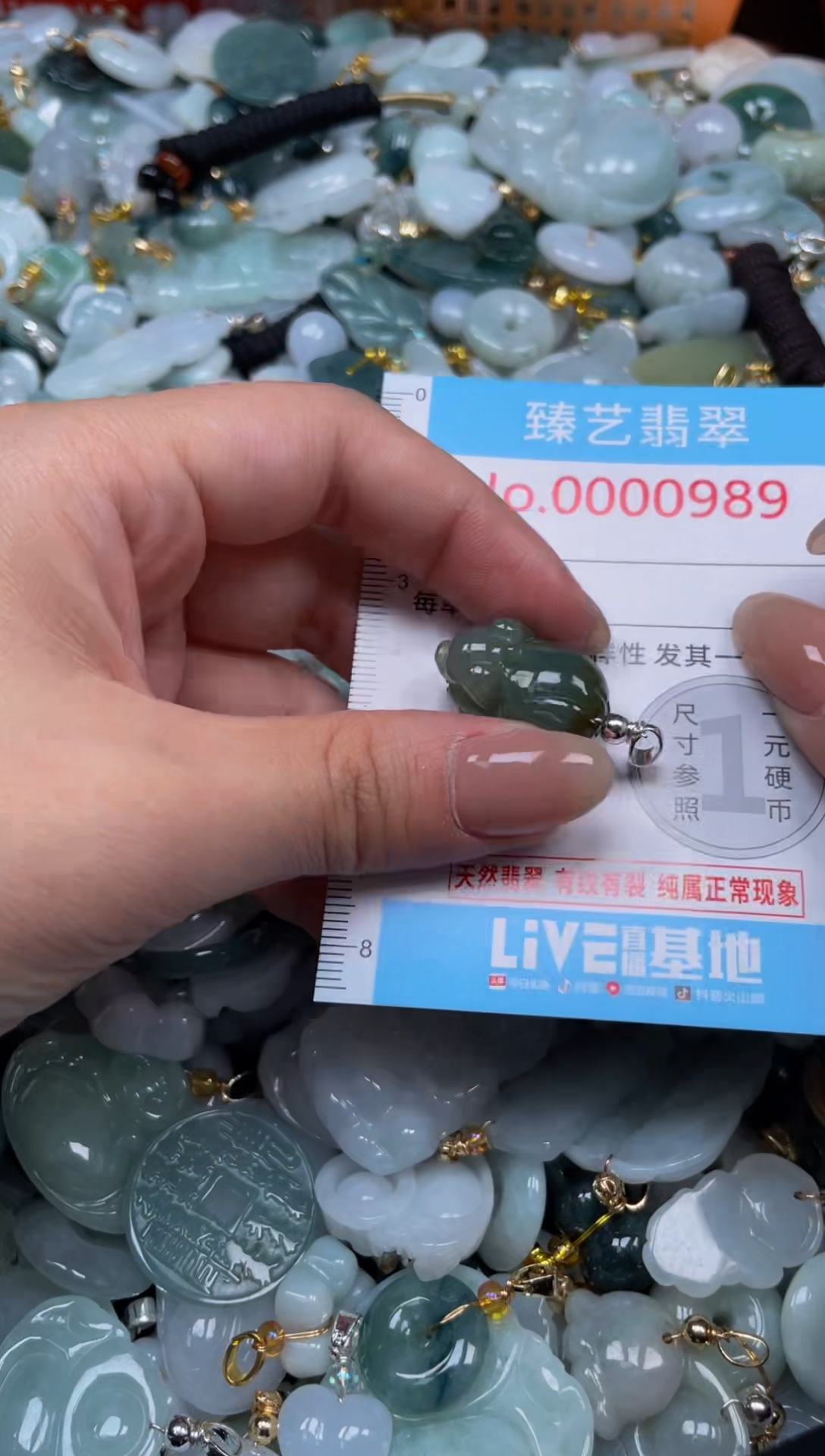 颈饰未镶嵌翡翠989