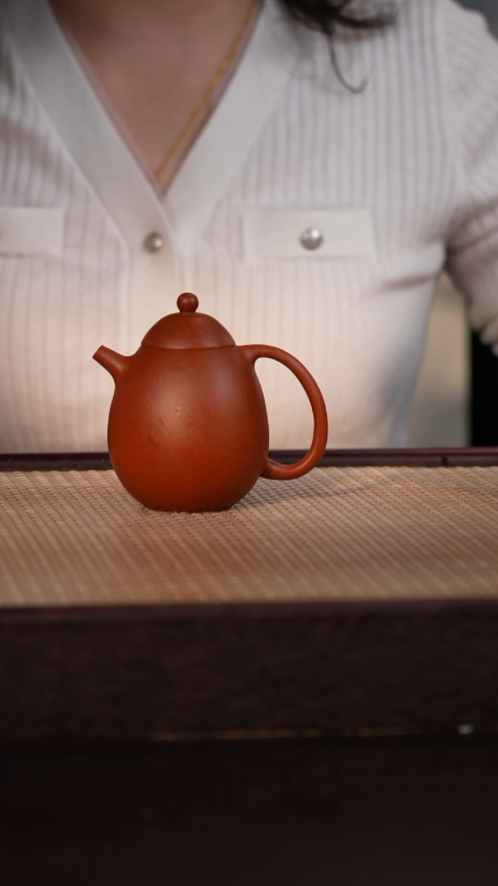 茶壶紫砂粗砂朱泥 180cc