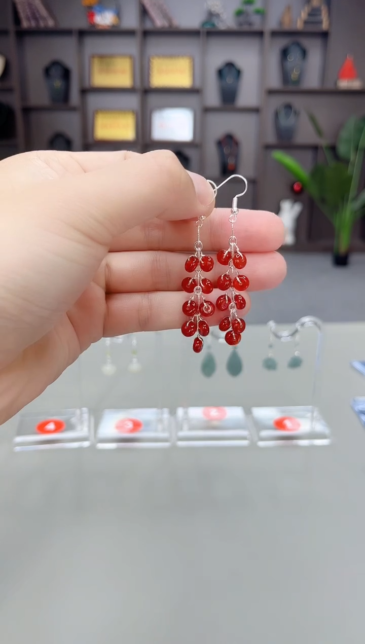 未镶嵌耳饰玛瑙/玉髓323000