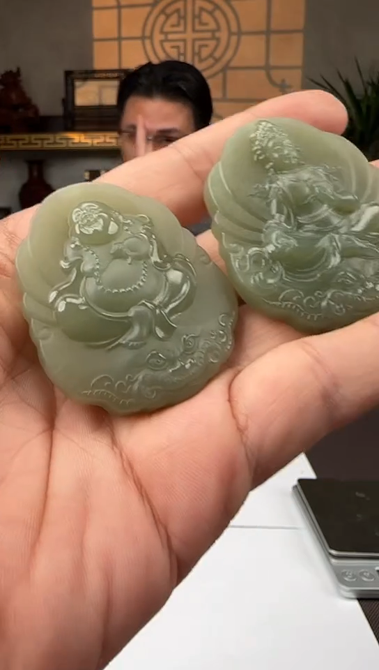 和田玉未镶嵌颈饰多样性发货1142