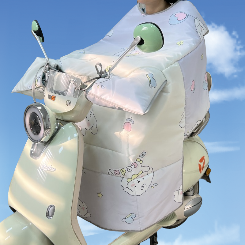 四季挡风被夏季春秋中厚特大特宽侧翼防晒遮阳挡风罩通用