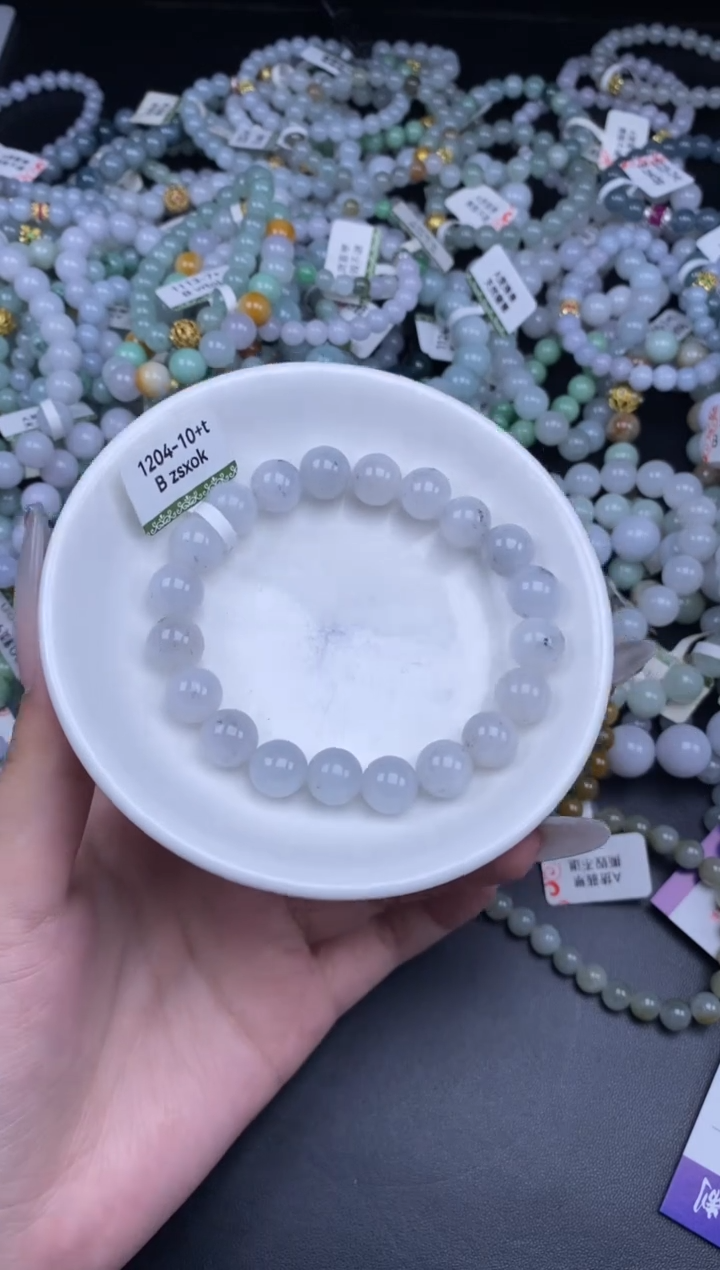 颈饰未镶嵌翡翠散珠批发DIY多样性发货